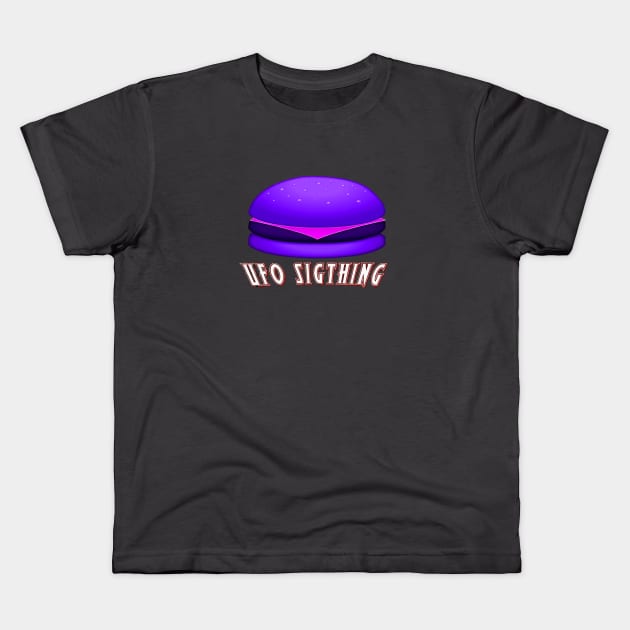 Cool and Funny UFO merchandise for all genre, Gift Shirt UFO Kids T-Shirt by Nocrayons